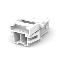 AMP Connectors - TE Connectivity 1-1971772-2 Wire Housings 1 x 2 PBT-A Cap Hsg Panel Mount