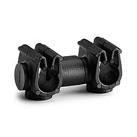 HellermannTyton 156-02280 MOC Clip to MOC Clip MOC Clip to MOC Clip, 5 mm, 5 mm, PA66HIRHSUV, Black, 3000/bulk pack