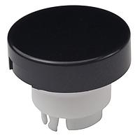 NKK Switches AT3002A Button ROUND BLACK CAP FOR YB NON-ILLUMINATED