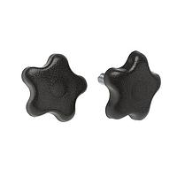 Davies Molding 2980AL Knobs & Dials Five Arm (Star) Knob