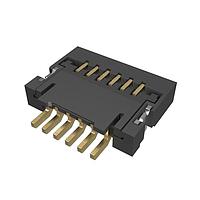 Amphenol FCI 59453-061110EDHLF Board Mount 0.50mm Flex Connectors, FPC/FFC Side Entry ZIF Connector, Surface Mount, 6 Positions, Bottom Contact, 0.50mm (0.020in) Pitch.