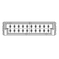 ERNI - TE Connectivity 524622-E Headers MAXIBR_QT M 2X10P ST SMT TIN BK