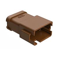 Amphenol SINE Systems AT04-12PD-EC01 Connectors 12P RECEP W/ END CAP KEY POSITION D