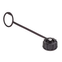 Amphenol LTW CAP-WADMTPC1 Accessories RJ, Waterproof Cap With Rubber Lead, Plastic, 3 Points Lock, Male Connector