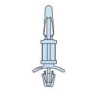 Heyco 10974 Supports HLNCBS-12 NATURAL