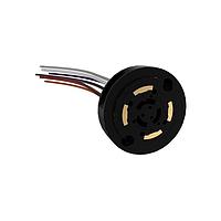 Amphenol Commercial Products FLA-R4141-30-05 Receptacle FLATool-lessRot Rcpt 4 Signal,14AWG,105C