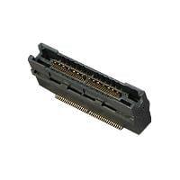 AMP Connectors - TE Connectivity 767178-2 Board to Board & Mezzanine Connectors MICTOR .355 REC 76 POS T&R PACKA