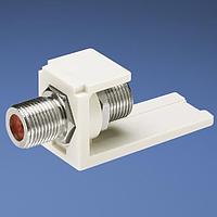 Panduit CMFEI-C RF Adapters - In Series Coupler Mod F Type Electric Ivory
