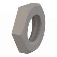 Essentra Components 0437516HJN Jam Nut Hex Jam Nut, 3/8-16 Thread, .125 Height