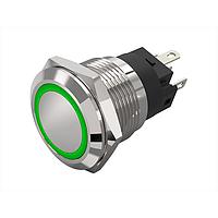 EAO 82-5151.0132 Panel Mount Indicators / Switch Indicators 82-5151.0132.indicator.-.19 mm.stainless steel.flush/flat.ring.green.6 V.soldering terminal