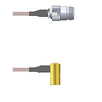 Amphenol Custom Cable Q-2003S0005144i RF Cable Assemblies N-SJ/SMB-RP G316 144I