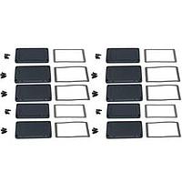 Hammond Manufacturing 1457NEPF-10 Extruded End Panel & EMI/RFI Gasket Kit, Pack 10