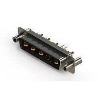EDAC 627-9W4-624-1N4 Mixed Contact D-Sub Connectors Vertical Combo Dsub