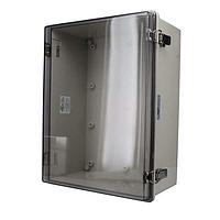 Bud Industries NBA-10168 Industrial Enclosures NEMA Enclosure with Stainless Steel Hinges and Latches (15.7 X 11.8 X 7.1 In)