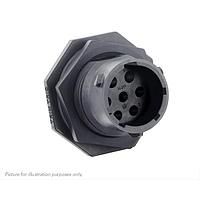 Eaton Souriau-Sunbank UTSX7147PSCR Receptacles Jam nut receptacle,without backshell, with 7 male screw contacts, IP68/69K