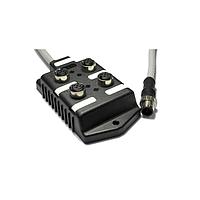 Amphenol LTW S-555500-FFFF00-SB01 Sensor Cables / Actuator Cables NMEA 2000, Distribution Box, Metal, 4A, 05 pins, Screw Thread, Length 1000mm, IP68