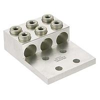 Panduit LAM3LD800-12-1Y Mechanical Aluminum Mechanical Lug, 4 Hole, 3 Barre
