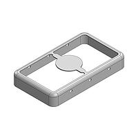 Masach Tech MS308-10F-NS EMI/RFI Shield Frame, Two-Piece 30.8 x 17.8 x 4.4mm Two-piece Drawn-Seamless RF Shield/EMI Shield FRAME (Nickel-Silver)