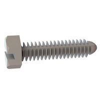 Essentra Components 27SC2520H100 Push-In Barbed Fastener, Slotted Hex, 1.000 Length