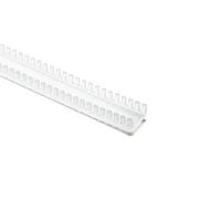 HellermannTyton FPF Grommet Strip Grommet, Panel Thickness 0.256''-0.319'', PE, Natural, 82ft/pkg