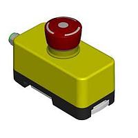 EAO 73-00002.1 Safety Switches Smart-Box yellow 84 Non illuminated E Stop wired to M12 connector DIN rail mounted