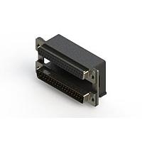 EDAC 664-037-264-008 Dual Port D-Sub Connectors Right-angle Dual Port D-Sub Connector