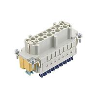 HARTING 09330102676 Inserts Han 10ES male cage clamp insert (w/ PE Press)