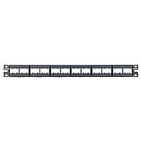 Panduit CPP24WBLY Wire Ducting & Raceways Patch Panel 24 Port Modular Black