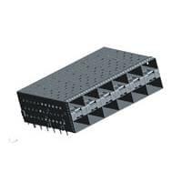 AMP Connectors - TE Connectivity 1-2007562-6 Cage Assembly SFP+assy 2x6 Sp Fing Inner LP EMI Enhanc