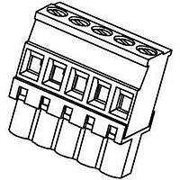 Molex 39533-2019 Pluggable Terminal Blocks 5.08MM EURO PLUG VER G VERT RWE BLK 19CKT