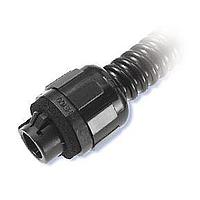 Heyco 8382 Fittings 1/4" BLACK SNAP-IN