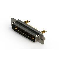 EDAC 627-17W2222-2NA Mixed Contact D-Sub Connectors Vertical Combo Dsub