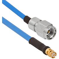 Amphenol SV Microwave FSSMP-085-MS292-060 RF Cable Assemblies SMP Straight F 2.92mm STR M 6"Cable