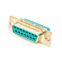 Cinch DAMAT15S Receptacle DSUB 15F CRIMP T GF ZINC