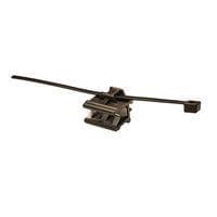 Essentra Components 550250 Cable Tie Mounts Cable Tie Holder, Edge Mount, Black