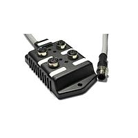 Amphenol LTW S-555500-FFFF00-SB10 Sensor Cables / Actuator Cables NMEA 2000, Distribution Box, Metal, 4A, 05 pins, Screw Thread, Length 10000mm, IP68