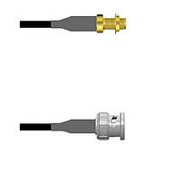 Amphenol Custom Cable Q-2Y00L0008018i RF Cable Assemblies SMA-SJB/BNC-SP RG58 18I