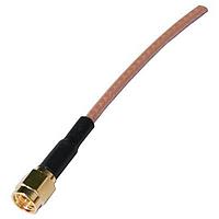 Crystek Corporation CCSMA2-MM-RG316DS-36 RF Cable Assemblies SMA to SMA RA/RA M/M DBL Shielded 36"