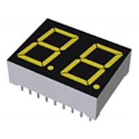 ROHM Semiconductor LBP-602YK2 LED Displays DISPLAYS SEG PANEL 2DIGIT 16LED YLW
