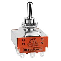 NKK Switches S43/CUL Toggle Switches Series S Medium/High Capacity