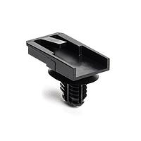 HellermannTyton 133-04724 USCAR Connector Clip PA66HIRHSUV, BLACK, 1500/CTN