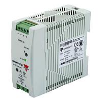 Carlo Gavazzi SPDM24751 Switching Supplies Switching Power Supply, Medium Compact, AC/DC, 75W, 24V, Screw Terminals, IP20, DIN-Rail Mounting, Over-load, Over-voltage and Short-circuit Protections, 22.5x90x100mm plastic housing