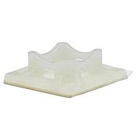 Essentra Components FTH-7A-RT-M Cable Tie Holder Cbl Tie Hldr,Adh Mnt,Natural,1x1 in