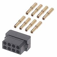 Harwin M80-8880805 Wire Housings 4+4 POS DIL FEMALE 24-28 AWG