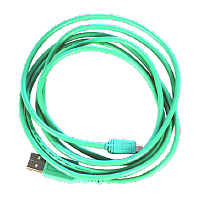 Raysafe 3410034 USB Cable, 2 m, Green