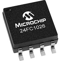 Microchip Technology 24FC1026T-I/SM EEPROM 1024K 128K X 8 2.5V HI-SPD EE 128BYTE PG