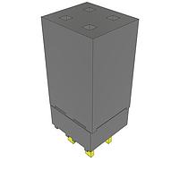 Samtec ESW-102-12-G-D Stackthrough .100" Elevated Socket Strip