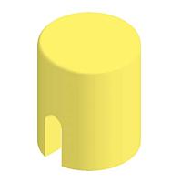 Diptronics KTSC-62Y Cap, Round 6X6 RND YEL CAP