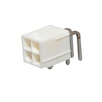 Molex 26-01-3128 Power MINIFIT JR RA DR PEGS 15AU V0 4P
