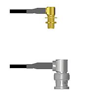 Amphenol Custom Cable Q-2P00D0003024i RF Cable Assemblies SMA-RJB/BNC-RP G174 24I